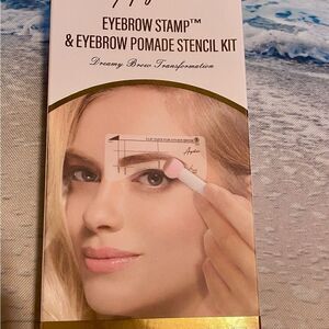 Eye brow stencil kit. I used the pomade but only one stencil.